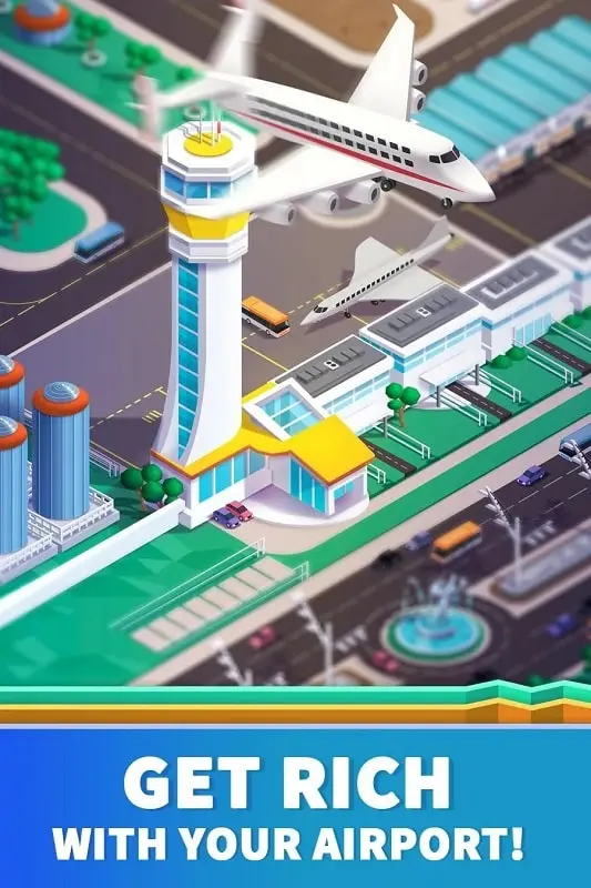 Idle Airport Tycoon mod apk